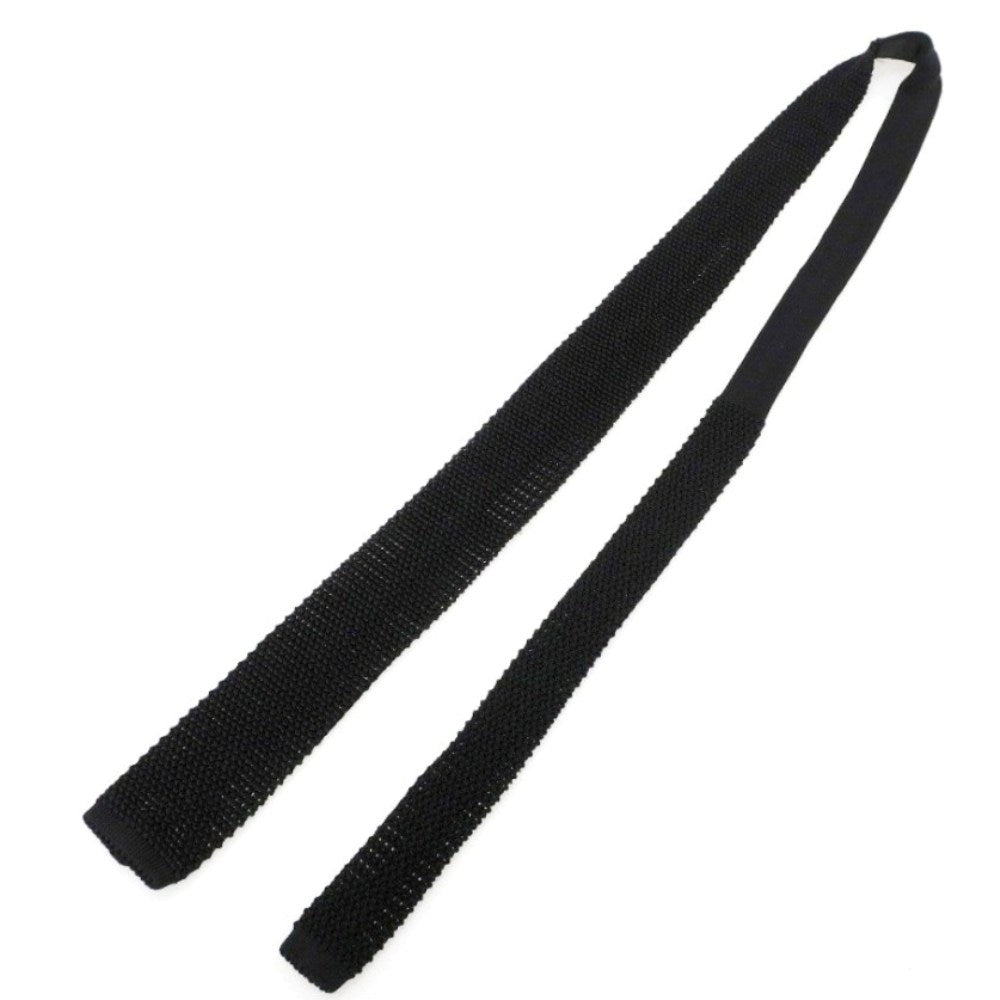 【中古】ビームスエフ BEAMS F シルク ニットタイ ネクタイ ブラック【 状態ランクB 】【 メンズ 】