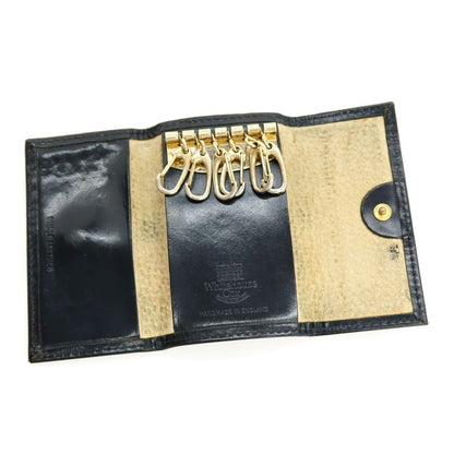 【SALE30%OFF/返品不可】【中古】ホワイトハウスコックス Whitehouse Cox レザー キーケース ブラック【 状態ランクC 】【 メンズ 】