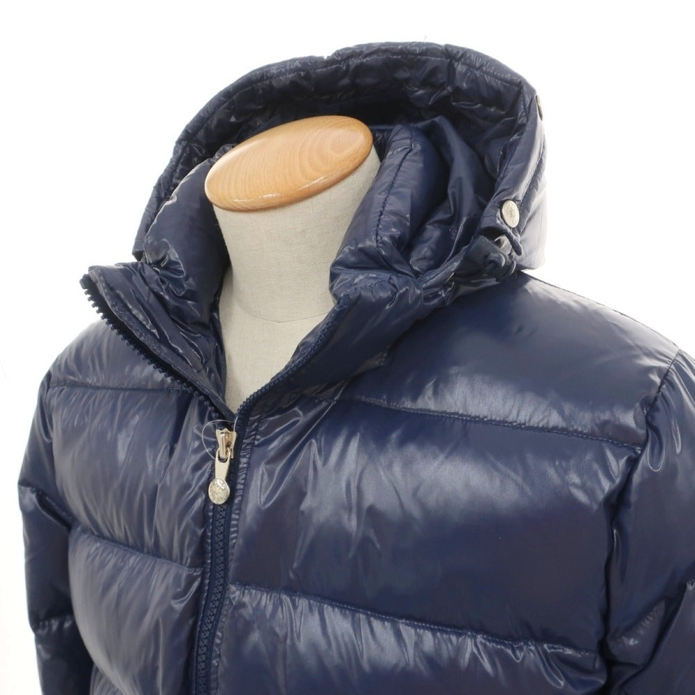 【中古】ピレネックス Pyrenex ポリエステル スタンドカラー ダウンジャケット ネイビー【サイズXS】【 状態ランクB 】【 メンズ 】