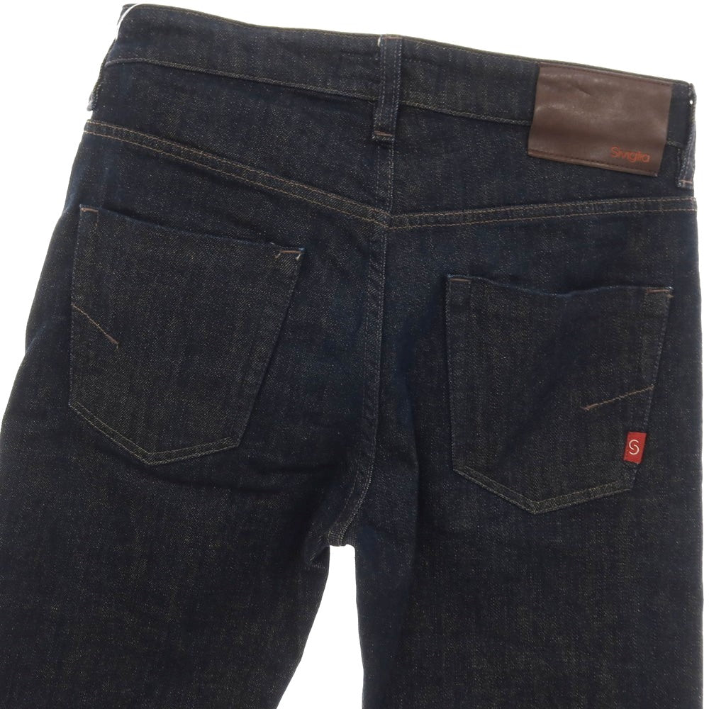 【中古】シビリア SIVIGLIA ストレッチ コットン デニムパンツ ジーンズ ネイビー【サイズ29】【 状態ランクB 】【 メンズ 】