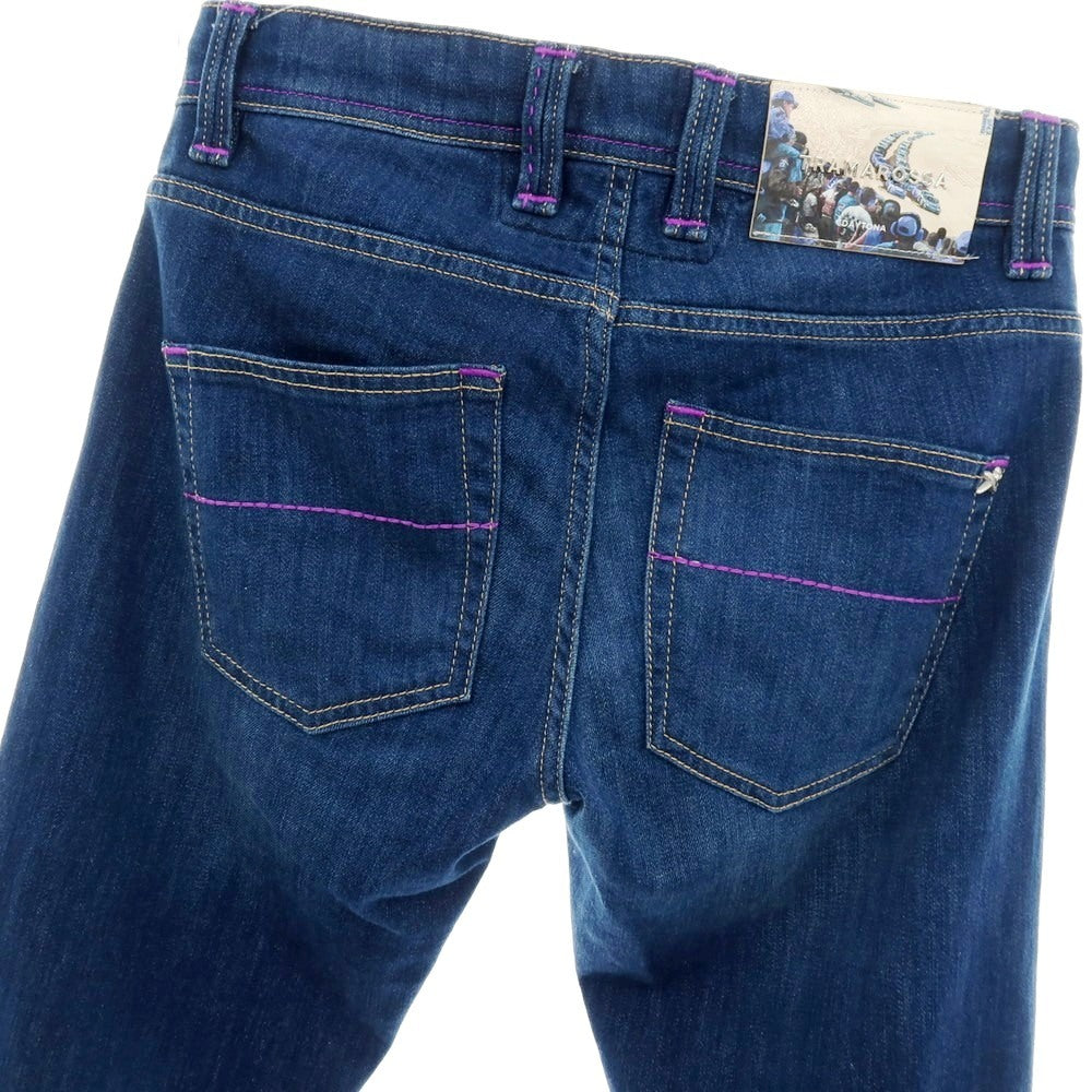 【中古】トラマロッサ Tramarossa Leonardo Butt ストレッチ コットン デニムパンツ ジーンズ ネイビー【サイズ29】【 状態ランクB 】【 メンズ 】