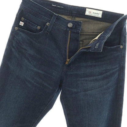 【中古】エージー アドリアーノゴールドシュミット AG Adriano Goldschmied ストレッチ コットンポリエステル デニムパンツ ジーンズ ネイビー【サイズ28】【 状態ランクB 】【 メンズ 】