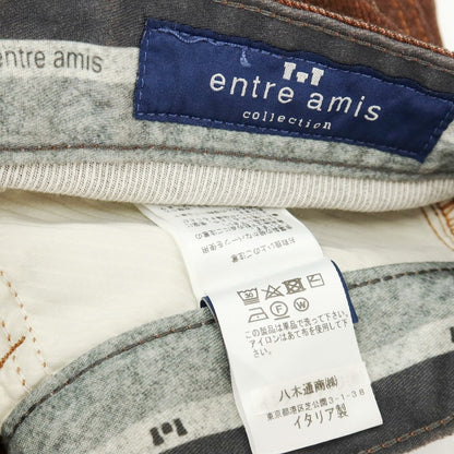 【中古】アントレアミ ENTRE AMIS コットンポリエステルレーヨンポリウレタン 5ポケットパンツ ブラウン【サイズ28】【 状態ランクA 】【 メンズ 】