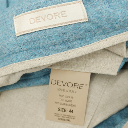 【中古】デヴォレ インチピット DEVORE Incipit ウール イージースラックス パンツ ライトブルー【サイズ44】【 状態ランクB 】【 メンズ 】