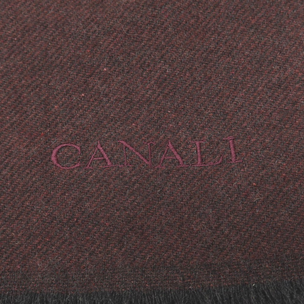 【中古】カナーリ CANALI カシミヤ マフラー ボルドー【 状態ランクB 】【 メンズ 】