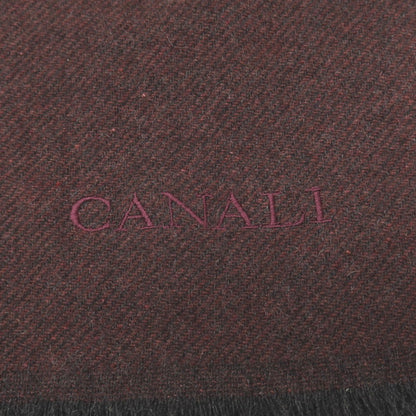 【中古】カナーリ CANALI カシミヤ マフラー ボルドー【 状態ランクB 】【 メンズ 】
