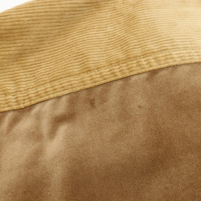 【中古】ジュンヤワタナベ マン JUNYA WATANABE MAN × FILSON 2025年秋冬 チェック コーデュロイ 切替 カジュアルシャツ ブラウンxホワイト【サイズXS】【 状態ランクB 】【 メンズ 】