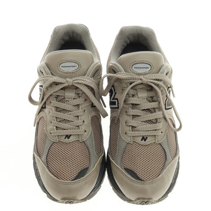 【中古】ディスイズネバーザット thisisneverthat MK2002RN × NEW BALANCE スエード スニーカー ダークベージュ【サイズ26】【 状態ランクC 】【 メンズ 】