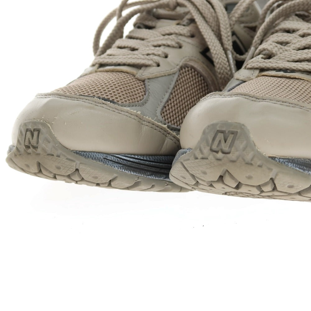 【中古】ディスイズネバーザット thisisneverthat MK2002RN × NEW BALANCE スエード スニーカー ダークベージュ【サイズ26】【 状態ランクC 】【 メンズ 】