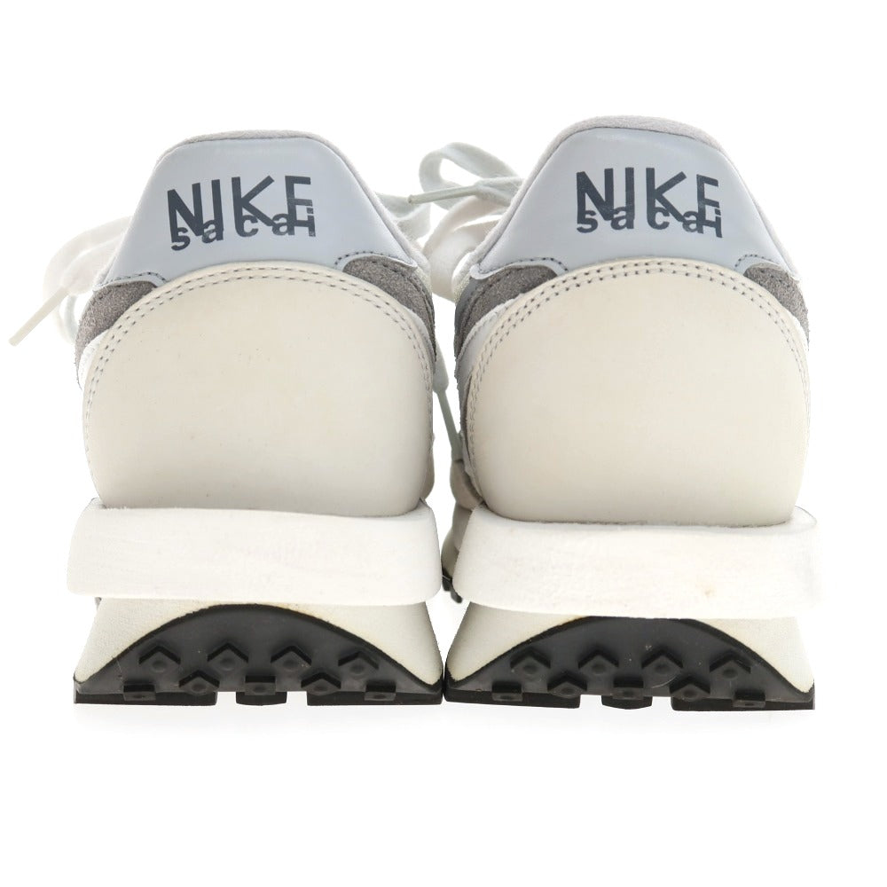 【中古】サカイ Sacai × NIKE LD WAFFLE BV0073-100 スエード スニーカー ホワイトxグレー【サイズ26.5】【 状態ランクB 】【 メンズ 】