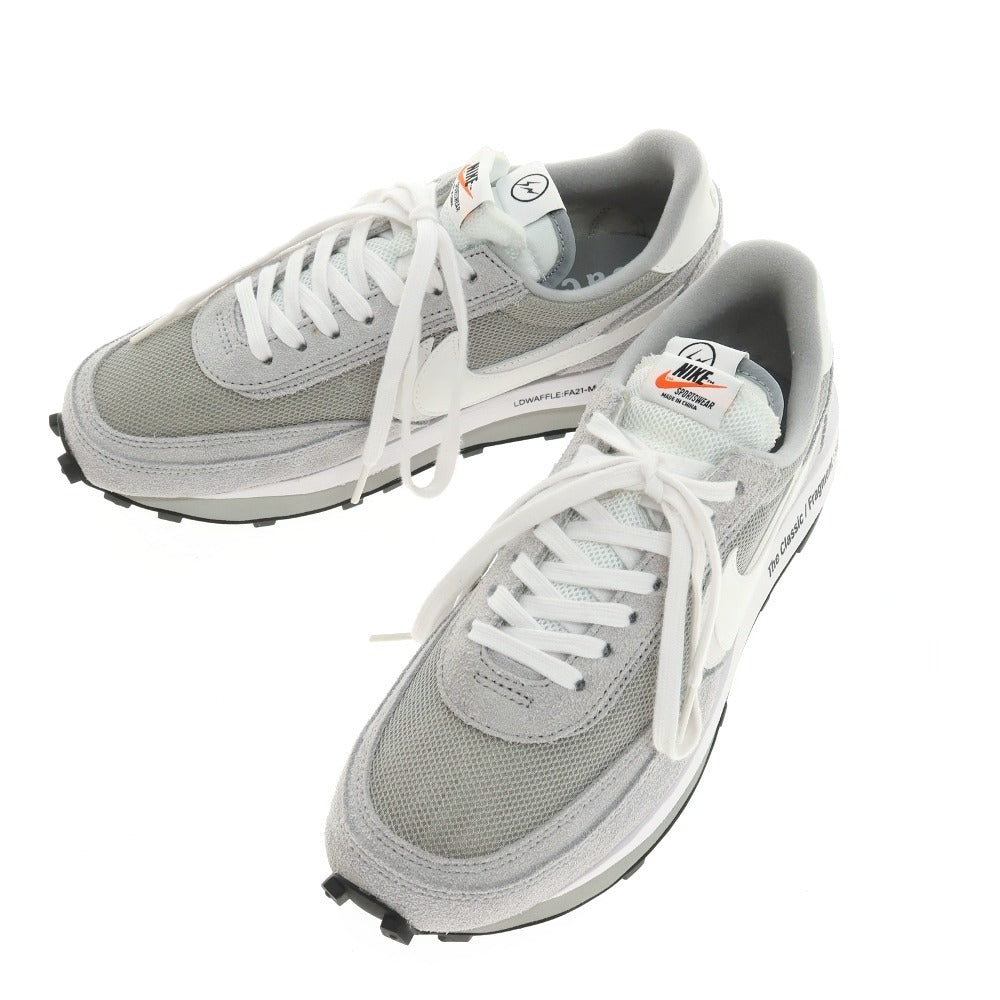 【中古】サカイ Sacai × fragment design NIKE LD WAFFLE DH2684-001 スエード スニーカー グレー【サイズ26.5】【 状態ランクA 】【 メンズ 】