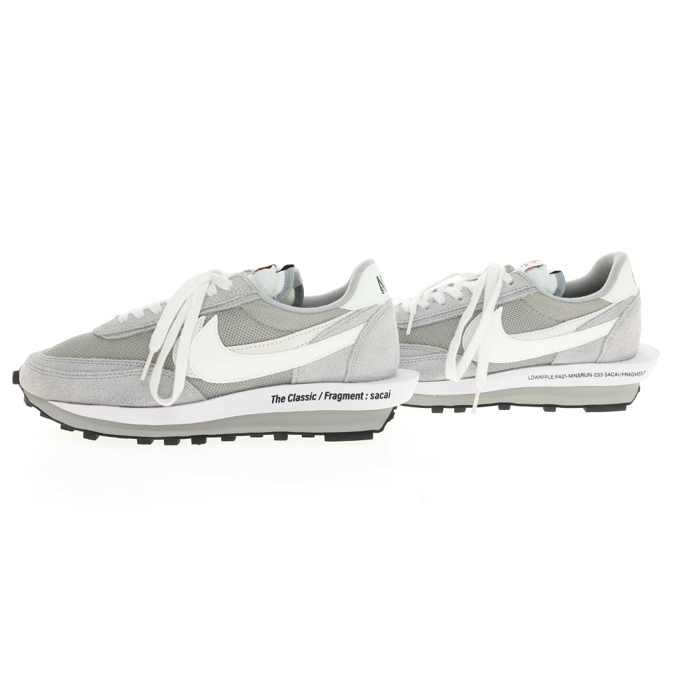 【中古】サカイ Sacai × fragment design NIKE LD WAFFLE DH2684-001 スエード スニーカー グレー【サイズ26.5】【 状態ランクA 】【 メンズ 】