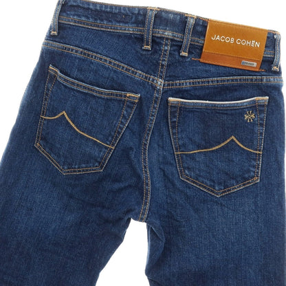 【中古】ヤコブコーエン JACOB COHEN LIMITED EDITION DENIM BARD LTD コットンポリウレタン デニムパンツ ジーンズ ネイビー【サイズ28】【 状態ランクB 】【 メンズ 】