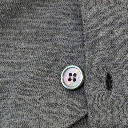 【中古】グランサッソ GRAN SASSO ハイゲージ フレッシュコットン ニットベスト ジレ グレー【サイズ48】【 状態ランクB 】【 メンズ 】