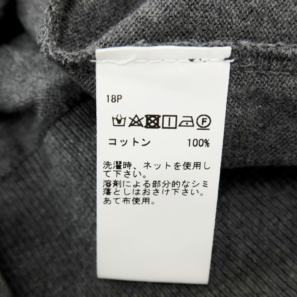 【中古】グランサッソ GRAN SASSO ハイゲージ フレッシュコットン ニットベスト ジレ グレー【サイズ48】【 状態ランクB 】【 メンズ 】