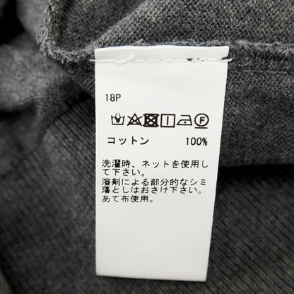 【中古】グランサッソ GRAN SASSO ハイゲージ フレッシュコットン ニットベスト ジレ グレー【サイズ48】【 状態ランクB 】【 メンズ 】