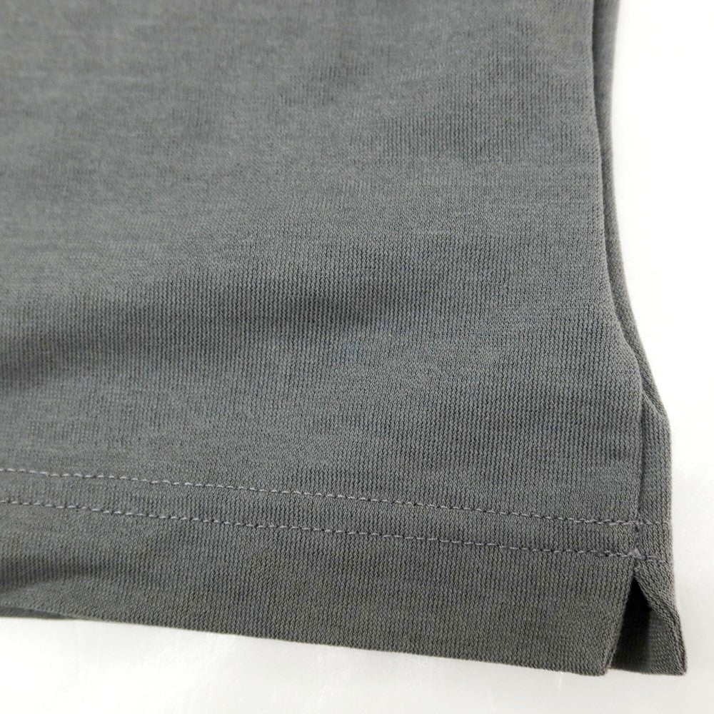【中古】ザノーネ ZANONE アイスコットン Vネック 半袖Ｔシャツ グレー【サイズ48】【 状態ランクA 】【 メンズ 】