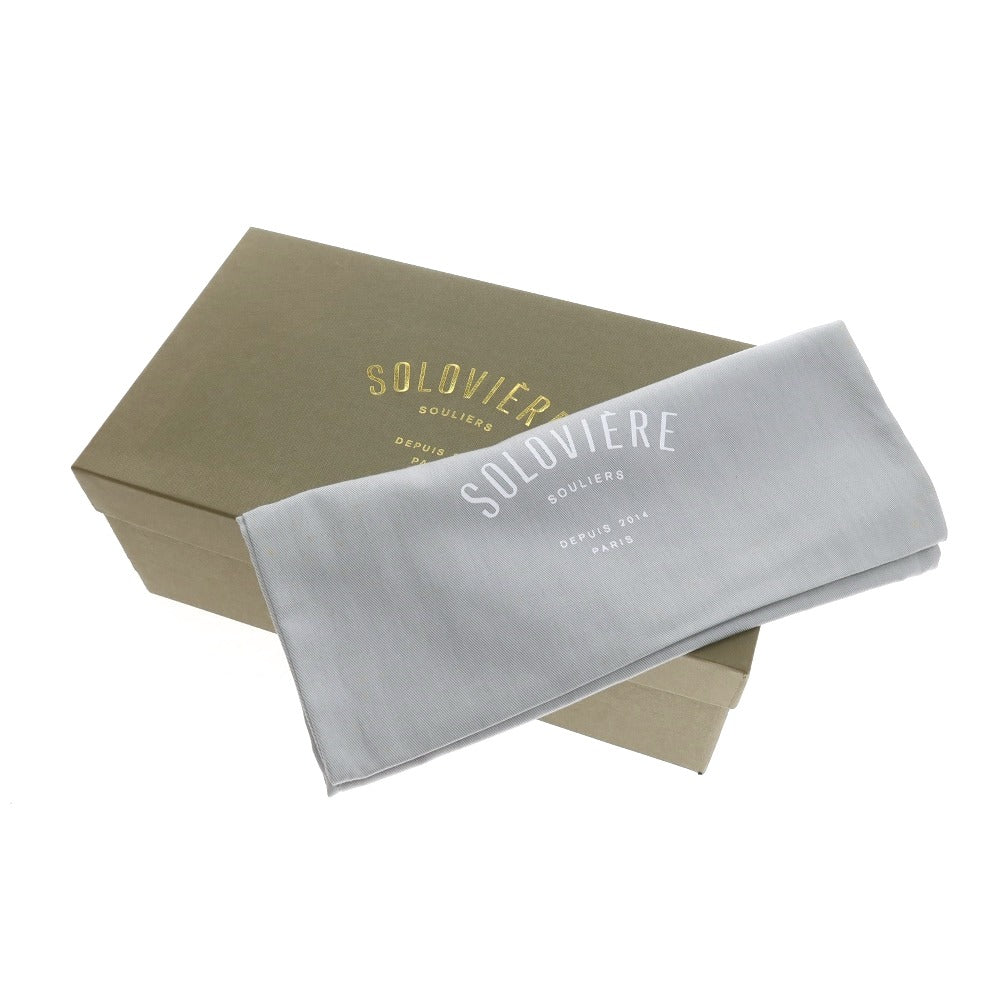 【中古】ソロヴィエール SOLOVIERE レザー サンダル ブラック【サイズ41】【 状態ランクB 】【 メンズ 】