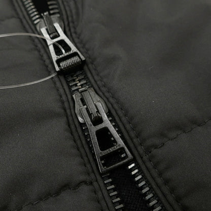 【中古】ベルスタッフ BELSTAFF ウール×ポリエステル 切替 スタンドカラー ニットブルゾン ブラック【サイズS】【 状態ランクB 】【 メンズ 】