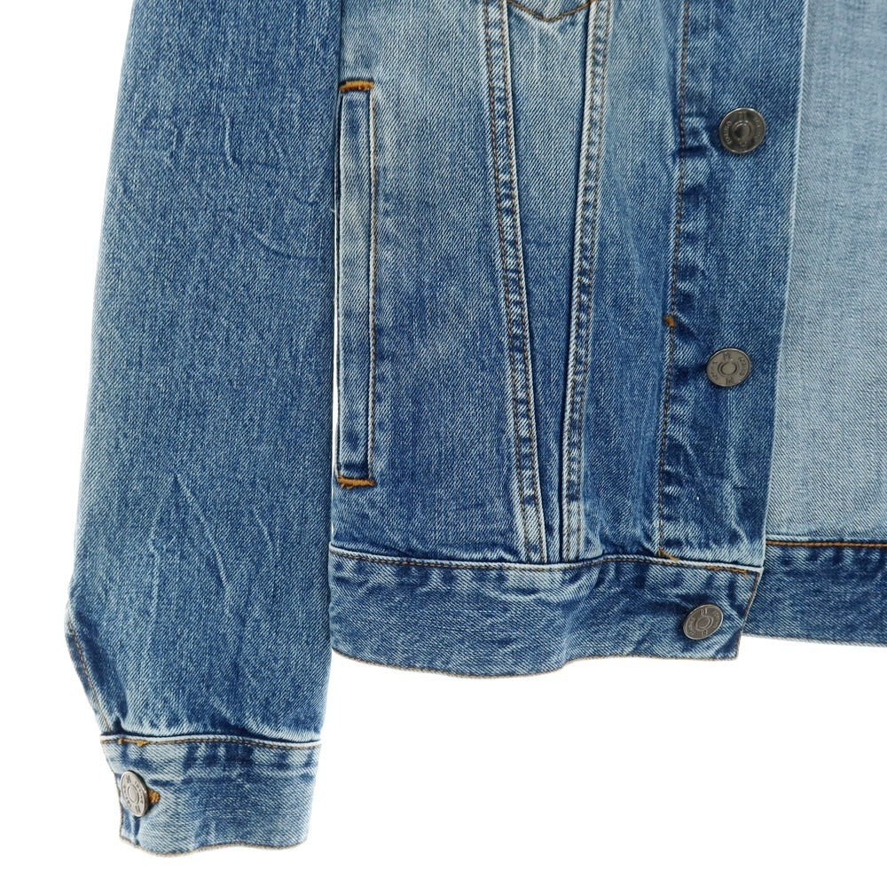 【中古】ピーティートリノ デニム PT TORINO DENIM コットン デニムジャケット ブルー【サイズ46】【 状態ランクA 】【 メンズ 】