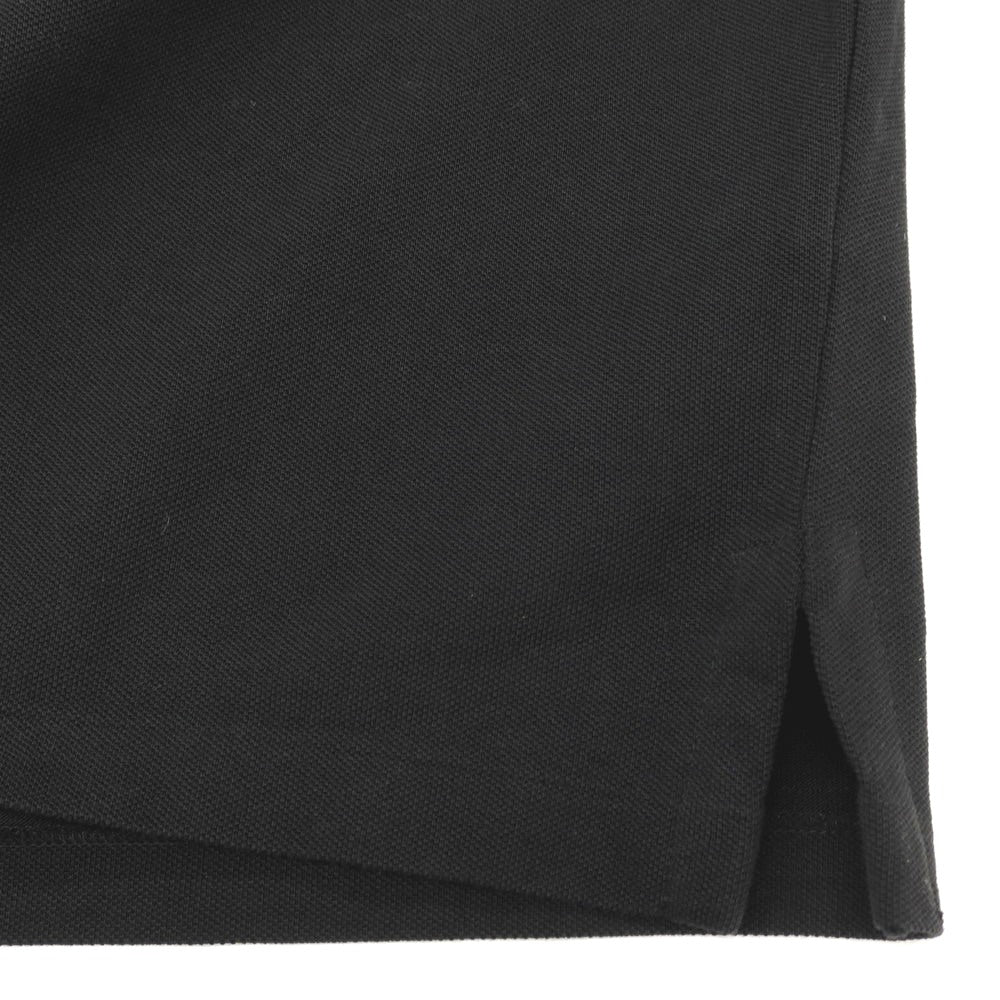 【中古】ポロ ラルフローレン Polo Ralph Lauren コットン 鹿の子 半袖ポロシャツ ブラックxマスタード【サイズM】【 状態ランクB 】【 メンズ 】