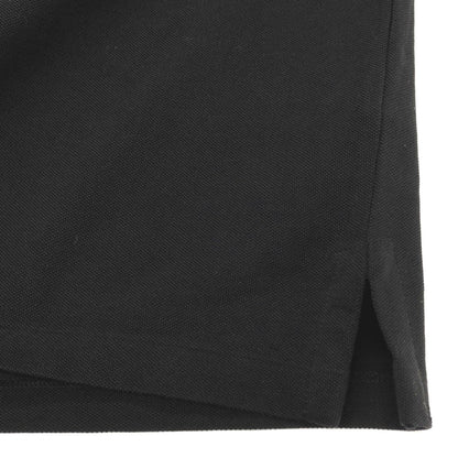 【中古】ポロ ラルフローレン Polo Ralph Lauren コットン 鹿の子 半袖ポロシャツ ブラックxマスタード【サイズM】【 状態ランクB 】【 メンズ 】