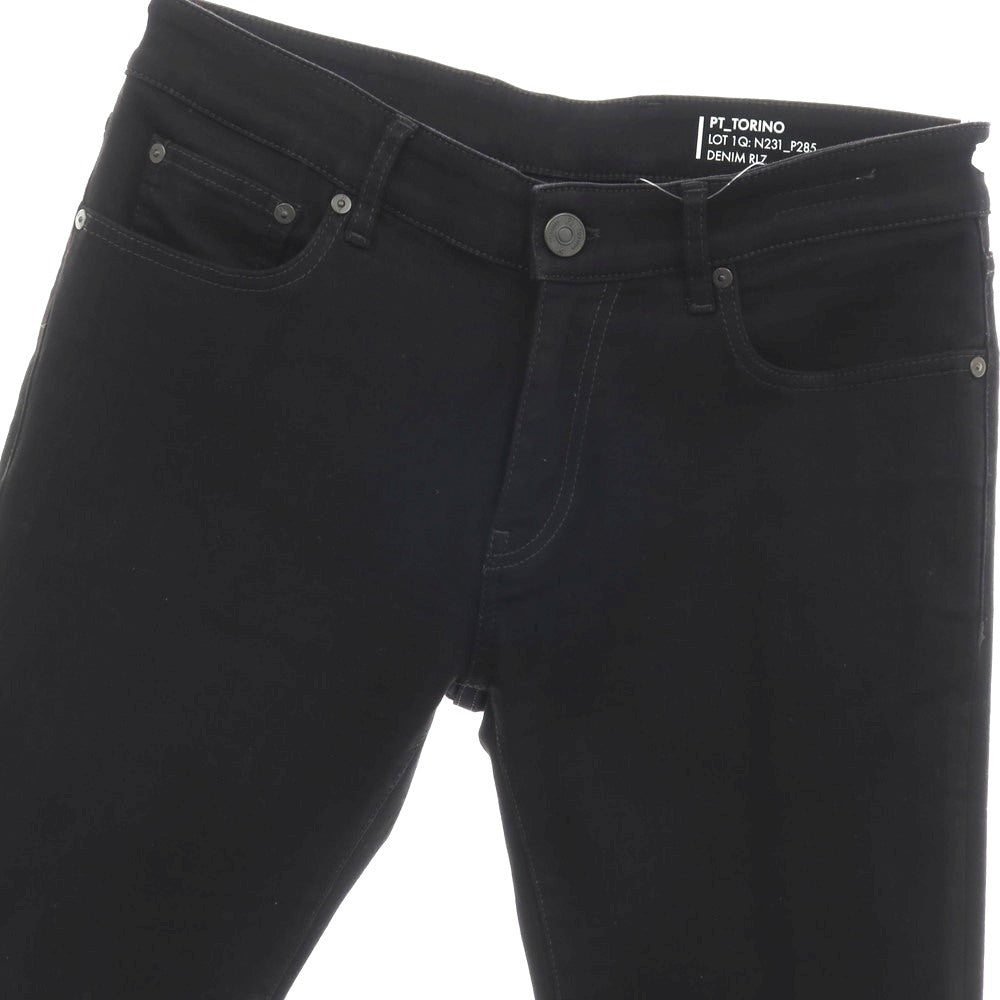 【中古】ピーティートリノ デニム PT TORINO DENIM ROCK ストレッチ コットンモダールポリエステル デニムパンツ ブラック【サイズ31】【 状態ランクA 】【 メンズ 】