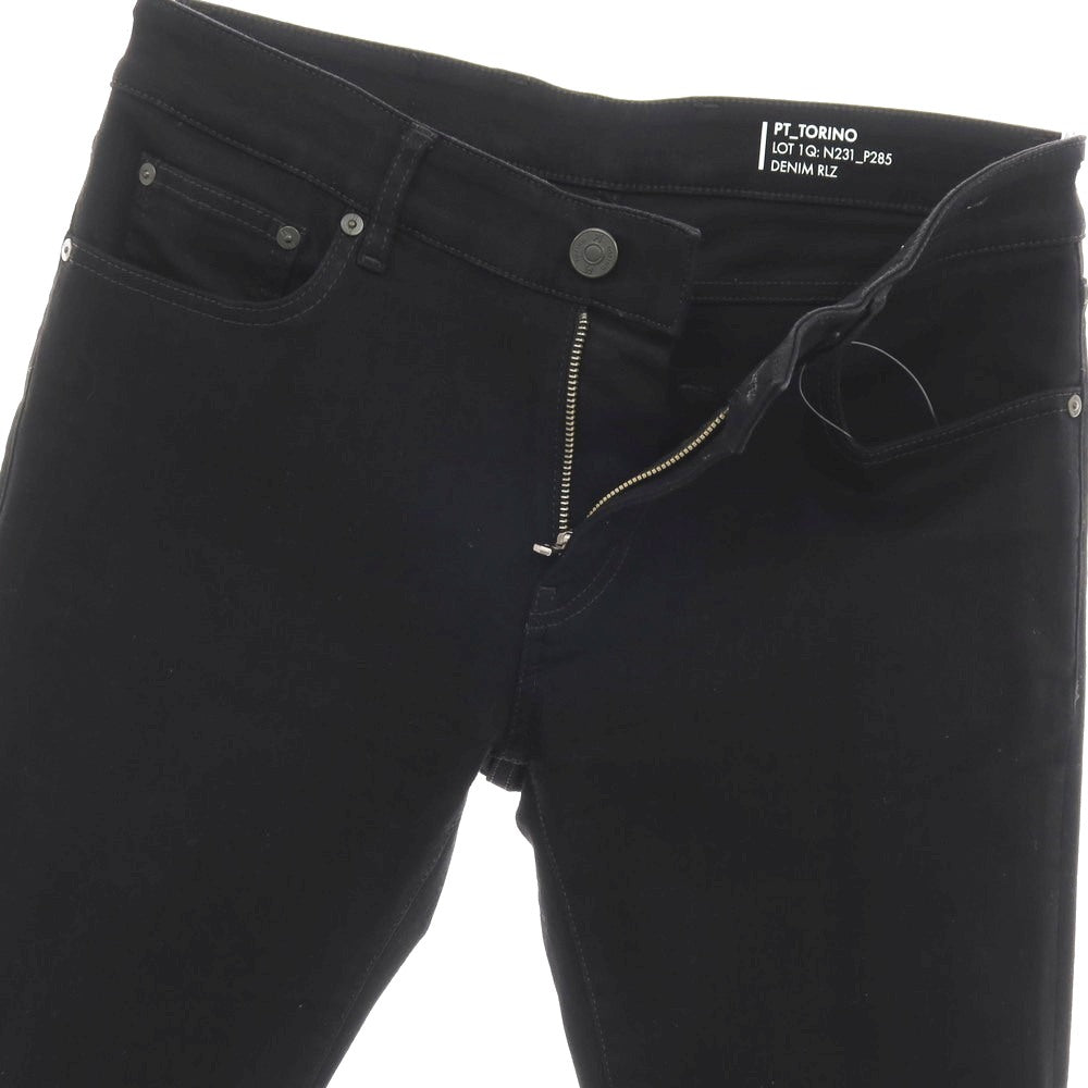 【中古】ピーティートリノ デニム PT TORINO DENIM ROCK ストレッチ コットンモダールポリエステル デニムパンツ ブラック【サイズ31】【 状態ランクA 】【 メンズ 】
