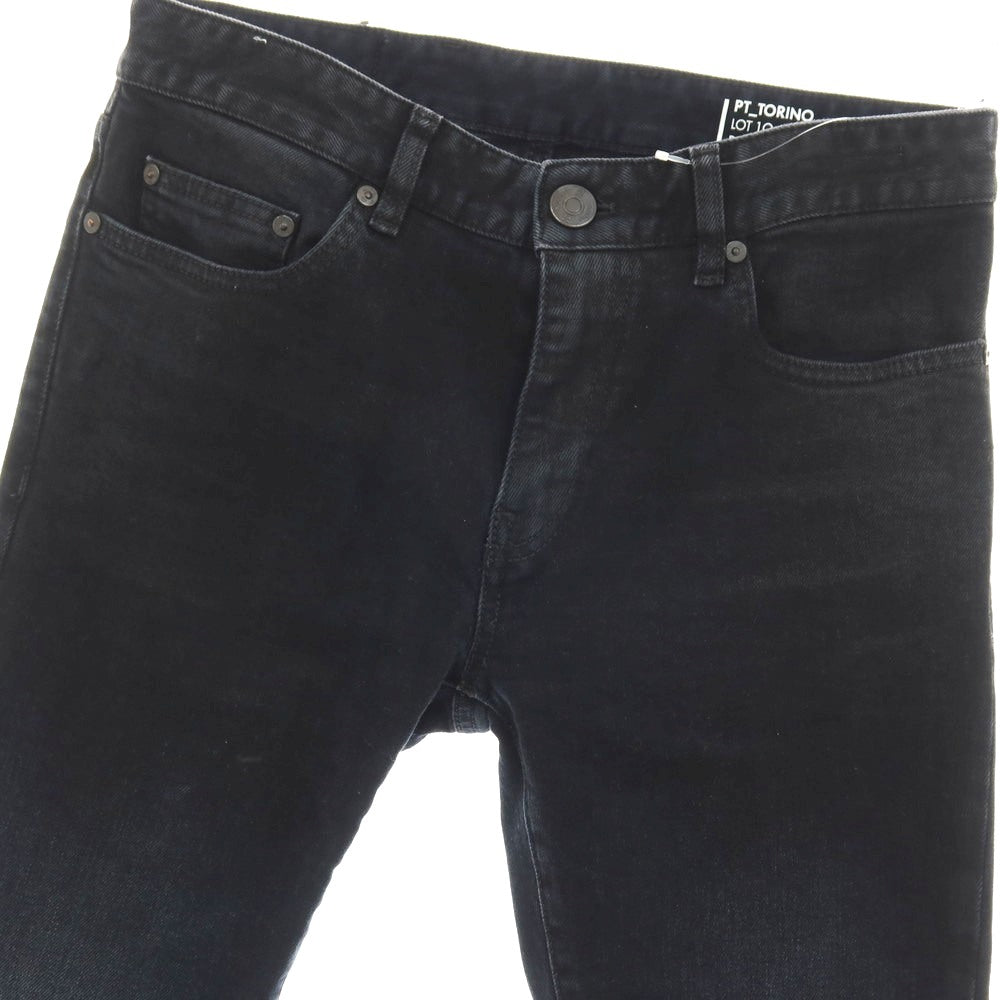 【中古】ピーティートリノ デニム PT TORINO DENIM ROCK ストレッチ コットン デニムパンツ ブラック【サイズ31】【 状態ランクB 】【 メンズ 】