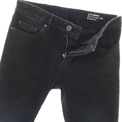 【中古】ピーティートリノ デニム PT TORINO DENIM ROCK ストレッチ コットン デニムパンツ ブラック【サイズ31】【 状態ランクB 】【 メンズ 】