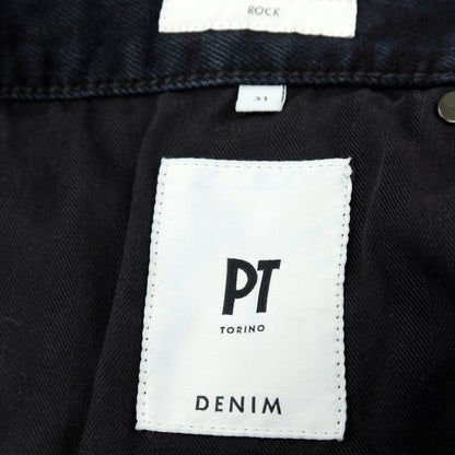 【中古】ピーティートリノ デニム PT TORINO DENIM ROCK ストレッチ コットン デニムパンツ ブラック【サイズ31】【 状態ランクB 】【 メンズ 】