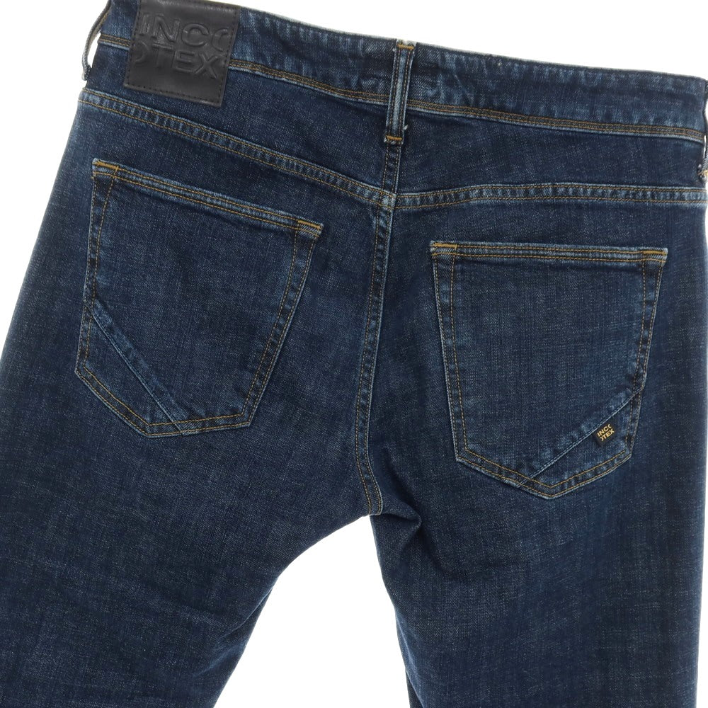 【中古】インコテックス ブルーディヴィジョン INCOTEX BLUE DIVISION ストレッチ コットン デニムパンツ ジーンズ ネイビー【サイズ30】【 状態ランクB 】【 メンズ 】