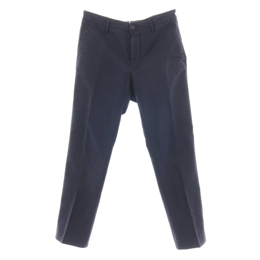 【中古】インコテックス スラックス INCOTEX SLACKS コットンポリウレタン カジュアルスラックスパンツ ネイビー【サイズ31】【 状態ランクB 】【 メンズ 】