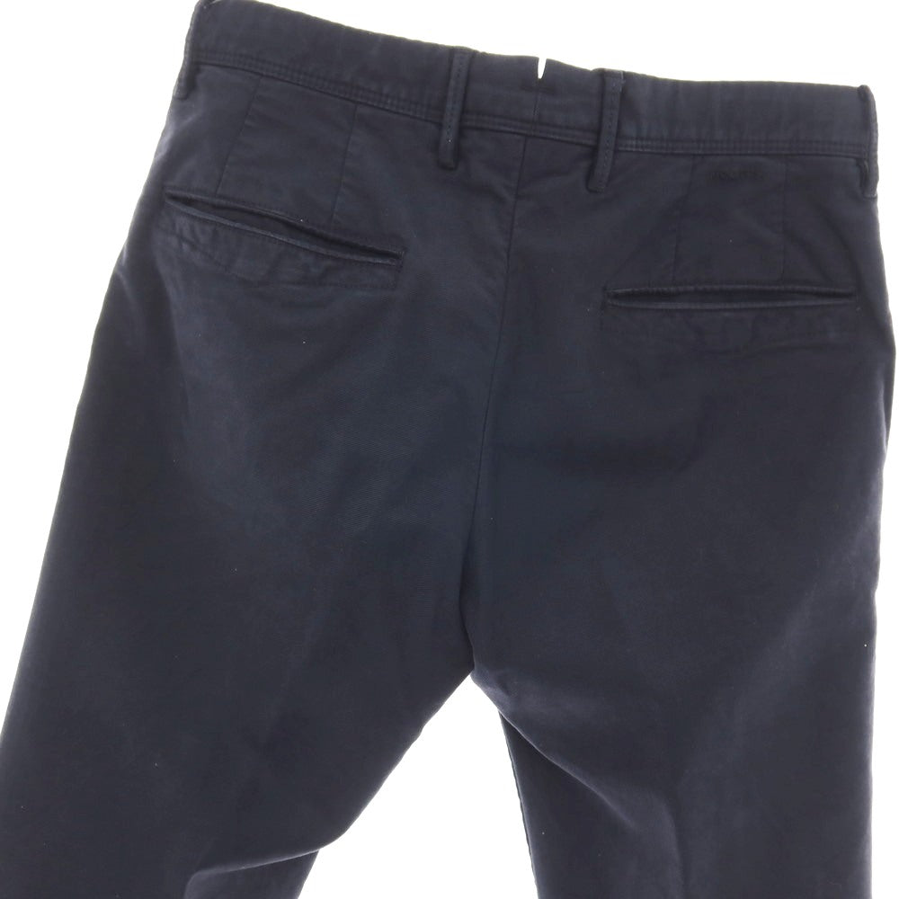 【中古】インコテックス スラックス INCOTEX SLACKS コットンポリウレタン カジュアルスラックスパンツ ネイビー【サイズ31】【 状態ランクB 】【 メンズ 】