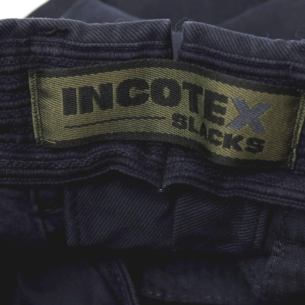 【中古】インコテックス スラックス INCOTEX SLACKS コットンポリウレタン カジュアルスラックスパンツ ネイビー【サイズ31】【 状態ランクB 】【 メンズ 】