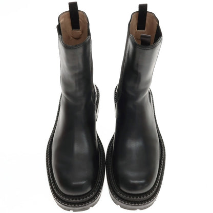 【中古】サルヴァトーレフェラガモ Salvatore Ferragamo レザー サイドゴアブーツ ブラック【サイズ8】【 状態ランクB 】【 メンズ 】