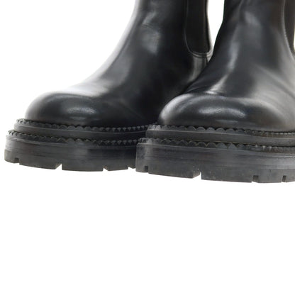 【中古】サルヴァトーレフェラガモ Salvatore Ferragamo レザー サイドゴアブーツ ブラック【サイズ8】【 状態ランクB 】【 メンズ 】