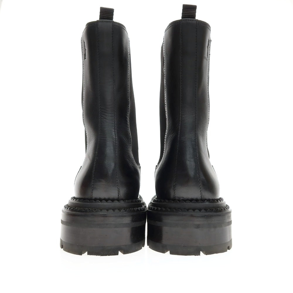 【中古】サルヴァトーレフェラガモ Salvatore Ferragamo レザー サイドゴアブーツ ブラック【サイズ8】【 状態ランクB 】【 メンズ 】