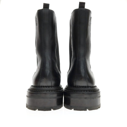 【中古】サルヴァトーレフェラガモ Salvatore Ferragamo レザー サイドゴアブーツ ブラック【サイズ8】【 状態ランクB 】【 メンズ 】