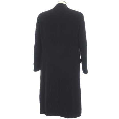 【中古】ジョルジオアルマーニ GIORGIO ARMANI アンゴラウールカシゴラ チェスターフィールドコート ブラック【サイズ50】【 状態ランクC 】【 メンズ 】