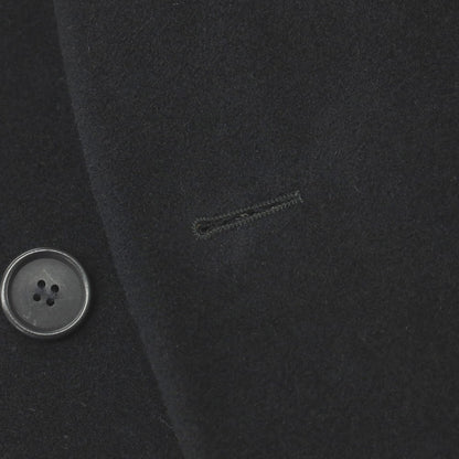 【中古】ジョルジオアルマーニ GIORGIO ARMANI アンゴラウールカシゴラ チェスターフィールドコート ブラック【サイズ50】【 状態ランクC 】【 メンズ 】