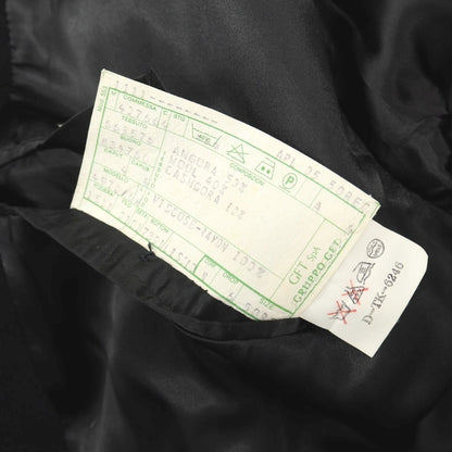 【中古】ジョルジオアルマーニ GIORGIO ARMANI アンゴラウールカシゴラ チェスターフィールドコート ブラック【サイズ50】【 状態ランクC 】【 メンズ 】