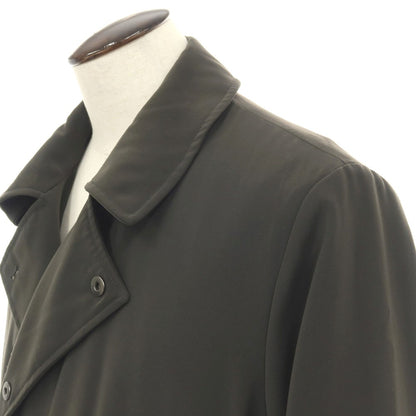 【中古】ジョルジオアルマーニ GIORGIO ARMANI ポリエステル 中綿入り ベルテッドコート ダークオリーブグリーン【サイズ52】【 状態ランクC 】【 メンズ 】