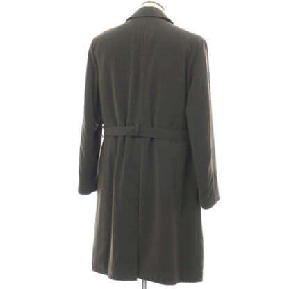 【中古】ジョルジオアルマーニ GIORGIO ARMANI ポリエステル 中綿入り ベルテッドコート ダークオリーブグリーン【サイズ52】【 状態ランクC 】【 メンズ 】