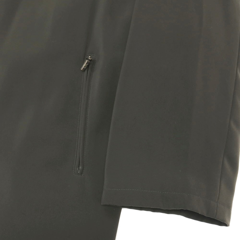 【中古】ジョルジオアルマーニ GIORGIO ARMANI ポリエステル 中綿入り ベルテッドコート ダークオリーブグリーン【サイズ52】【 状態ランクC 】【 メンズ 】