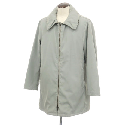 【中古】アルマーニ コレッツォーニ ARMANI COLLEZIONI ナイロンポリエステル 中綿入り ジップアップコート ライトセージグレー系【サイズ52】【 状態ランクC 】【 メンズ 】
