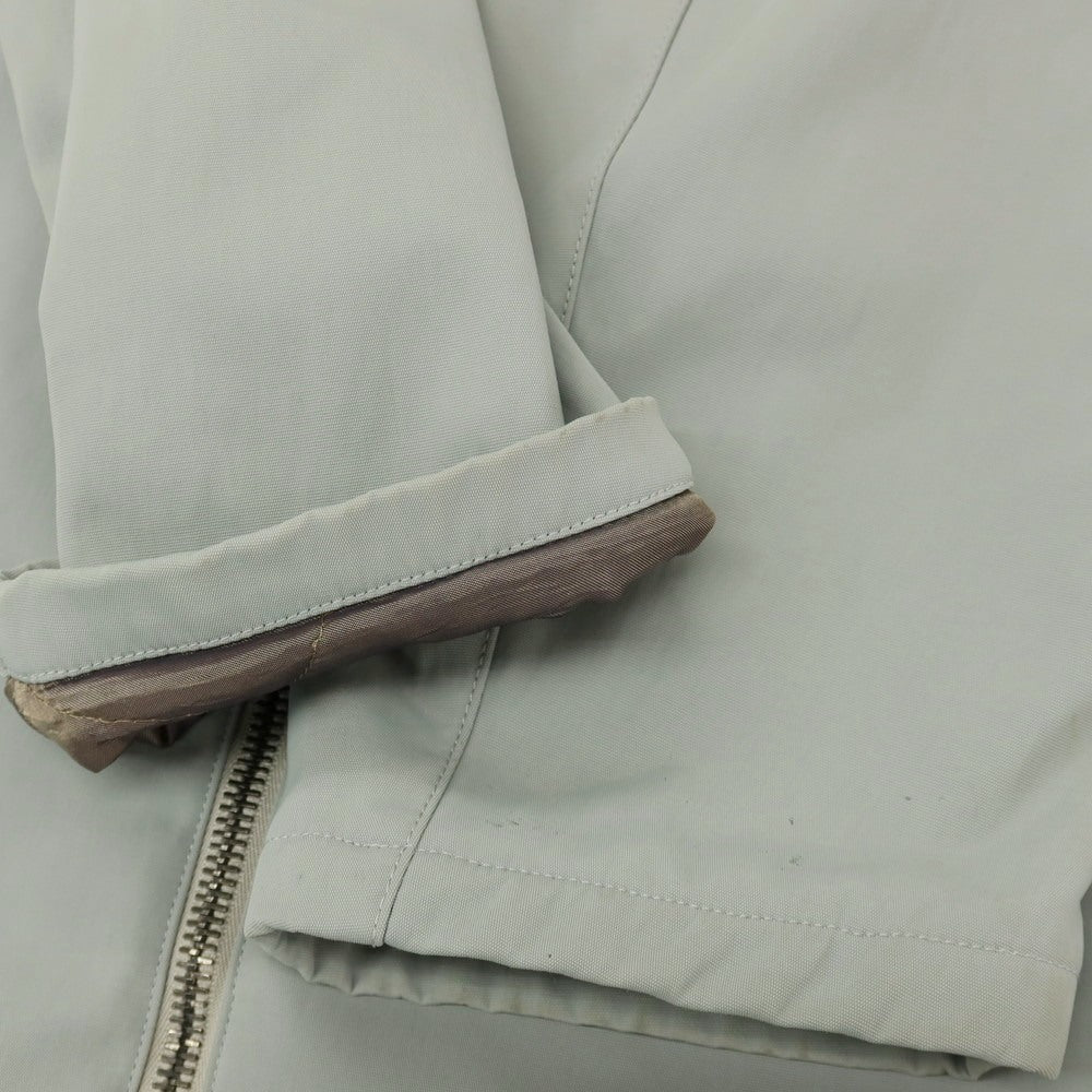 【中古】アルマーニ コレッツォーニ ARMANI COLLEZIONI ナイロンポリエステル 中綿入り ジップアップコート ライトセージグレー系【サイズ52】【 状態ランクC 】【 メンズ 】