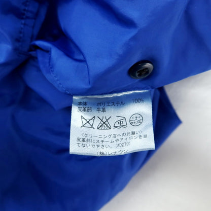 【中古】アクアスキュータム Aquascutum ポケッタブル ポリエステル トレンチコート ブルー【サイズ42】【 状態ランクC 】【 メンズ 】