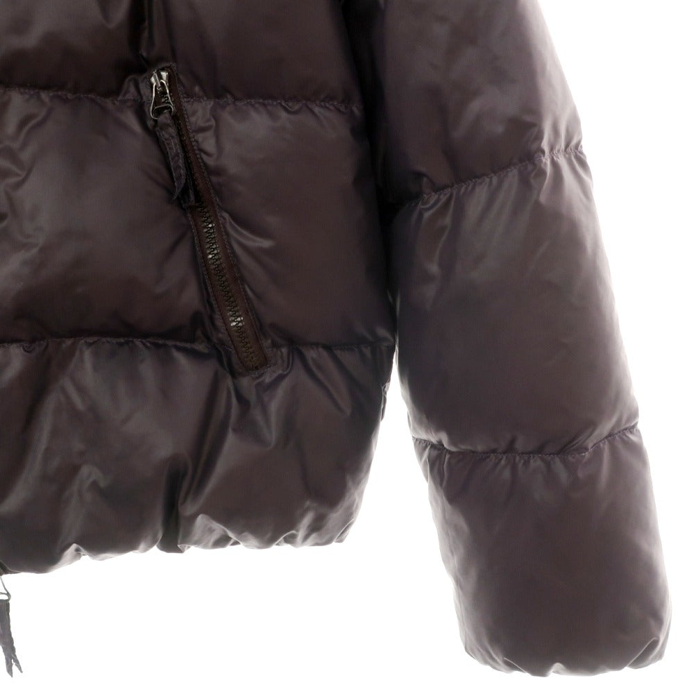 【中古】デュベティカ DUVETICA ナイロン フーデッド ダウンジャケット ダークパープル系【サイズ50】【 状態ランクD 】【 メンズ 】