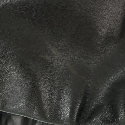 【中古】アルマーニ コレッツォーニ ARMANI COLLEZIONI ラムスキン ナッパ レザーブルゾン ブラック【サイズ52】【 状態ランクC 】【 メンズ 】